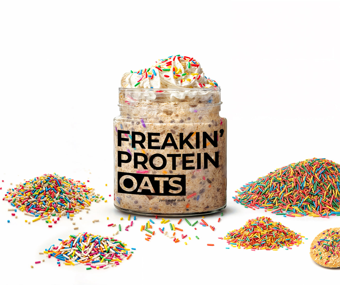 Birthday Cake 12 Pack – freakin' protein oats